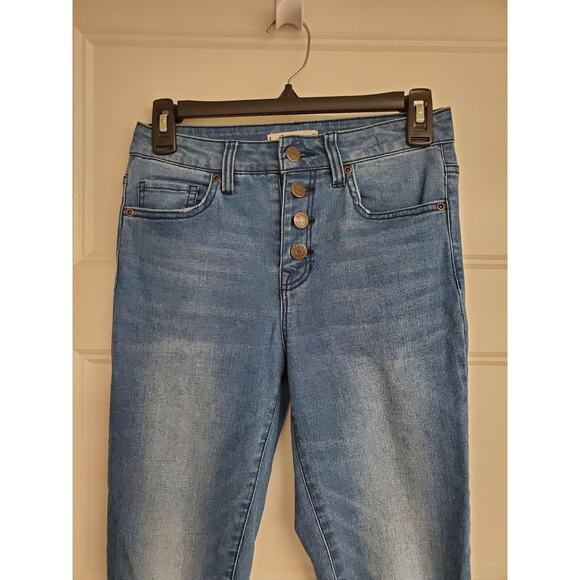 Women's Harper Heritage High Rise Skinny Distressed Jeans Button Fly | Size 26 - Picture 3 of 12